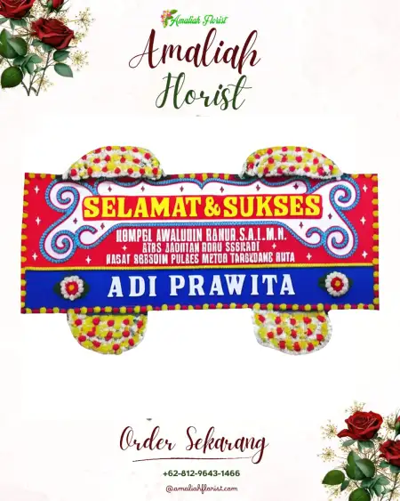 Papan Bunga Ucapan Selamat Marmoyo